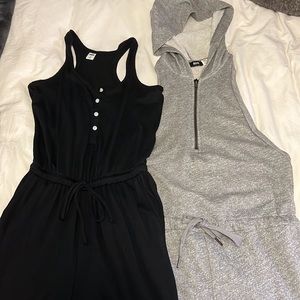 One piece jumpsuits, loungewear (2 for $20)